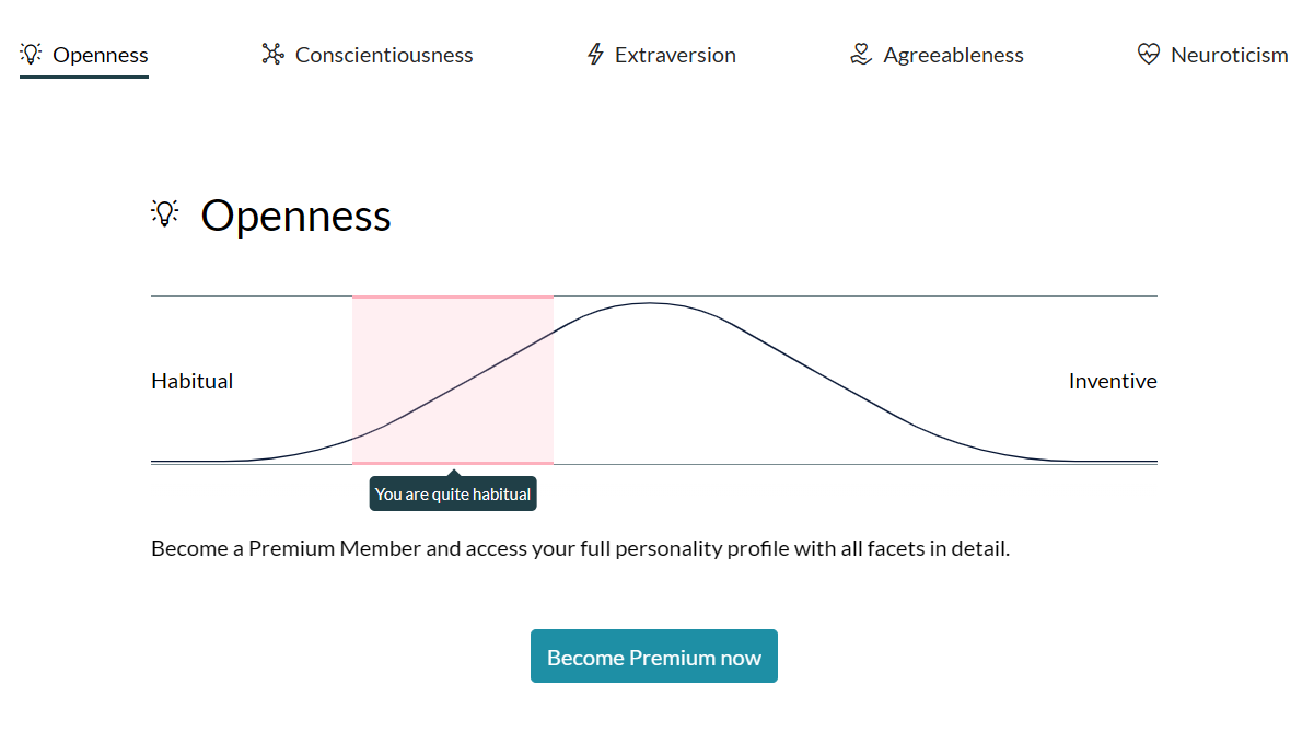 SilverSingles Personality profile